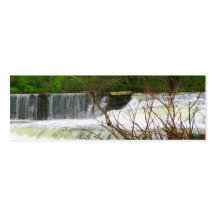 Pretty Waterfall Bookmark Business Cards