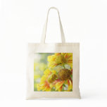 Pretty Yellow & Orange Helenium Flowers Tote Bags