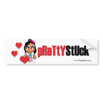 PrettyStuck.com-::CUTEY::-Bumpersticker Bumper Stickers