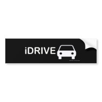 PrettyStuck.com-::iDRIVE::-BumperSticker Bumper Sticker