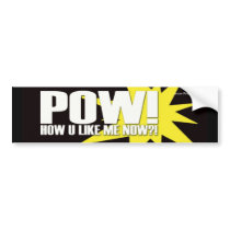 PrettyStuck.com- ::POW:: - Bumper Sticker