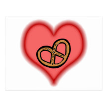 pretzel postcard
