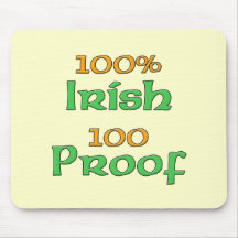 Preuve de l'Irlandais 100 de 100% Tapis De Souris