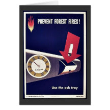 Prevent Forest Fires Greeting Cards
