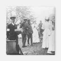 Prewar Field Days British Military Nurses Fridge Magnet