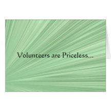 Priceless Volunteers Cards