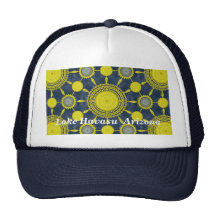 Prickly Pear Cactus Mandala Array Hat