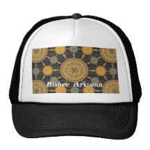 Prickly Pear Cactus Mandala Array Hat
