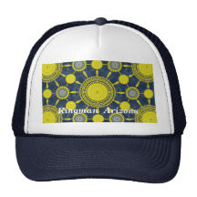 Prickly Pear Cactus Mandala Array Hat