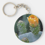 Prickly pear flower, Paphos, Cyprus  flowers Key Chains