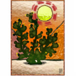 prickly pear stained glass photo sculptures