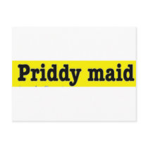 Priddymaid_bak Post Card