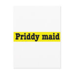 Priddymaid_bak Postcard