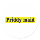 Priddymaid_bak Stickers