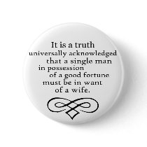 Pride and Prejudice Buttons