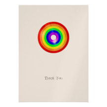 Pride - Civil Partnership Thank You card Personalised Invites