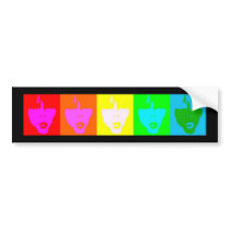 Pride Faces Bumper Sticker
