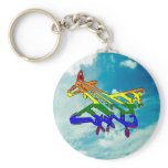 Pride Plane Key Chains