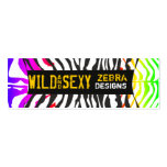 Pride WildNSexy Zebra Business Card Template