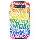 PRIDE WORD PATTERN COLOR -.png Samsung Galaxy S3 Covers