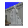 priest statue post cards