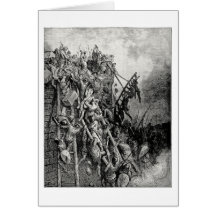 Priest Volkmar and Count Emicio attack Merseburg Cards