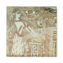 Priestess at an altar, detail from a magnets