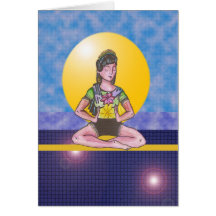 Priestess in Meditation Greeting Card