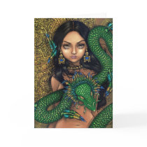 "Priestess of Quetzalcoatl" Greeting Card