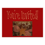 Prim Candle Design Invite
