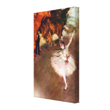 Prima Ballerina; Rosita Mauri, The Star by Degas Stretched Canvas Prints