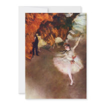 Prima Ballerina; Rosita Mauri, The Star by Degas Personalized Invitations