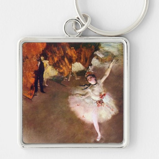 Prima Ballerina; Rosita Mauri, The Star by Degas Keychains