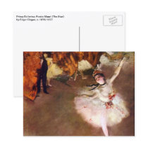 Prima Ballerina; Rosita Mauri, The Star by Degas Postcard