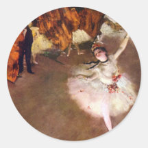 Prima Ballerina; Rosita Mauri, The Star by Degas Sticker