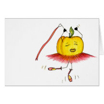 Prima Donna Apricot Card, blank