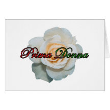 Prima Donna Greeting Card