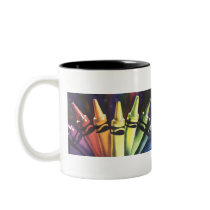 "Primary Reasoning" Watercolor Crayon Art Mug