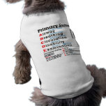 Primary Survey english japanese text pet clothing