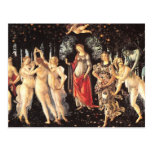 Primavera / Allegory of Spring by Botticelli Post Cards