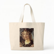 Primavera (detail - Flora, Goddess of Spring) Tote Bags