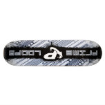 Prime Loops - Glitch Cuts design Skate Board Decks