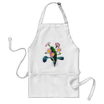 Primevere or Primroses by Pierre Joseph Redoute Apron
