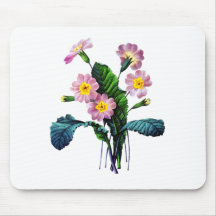 Primevere or Primroses by Pierre Joseph Redoute Mouse Pad