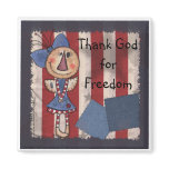 Primitive American Angel Magnet