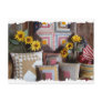 Primitive Americana Antique Quilt Postcard