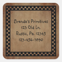 Primitive Check Sticker