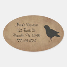 Primitive Crow Sticker