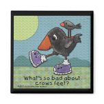 Primitive Crows- Crows Feet Fridge Magnet
