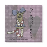 Primitive Kitty Refrigerator Magnet